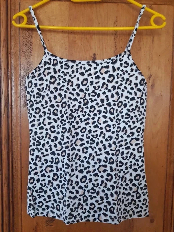 New animal print tank top size 38/40 brand tissaia – photo 4